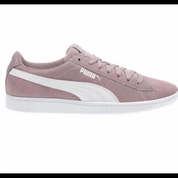 puma ladies vikky suede elderberry